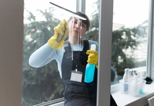 Nettoyage de vitres intérieures et extérieures à Pont-Évêque